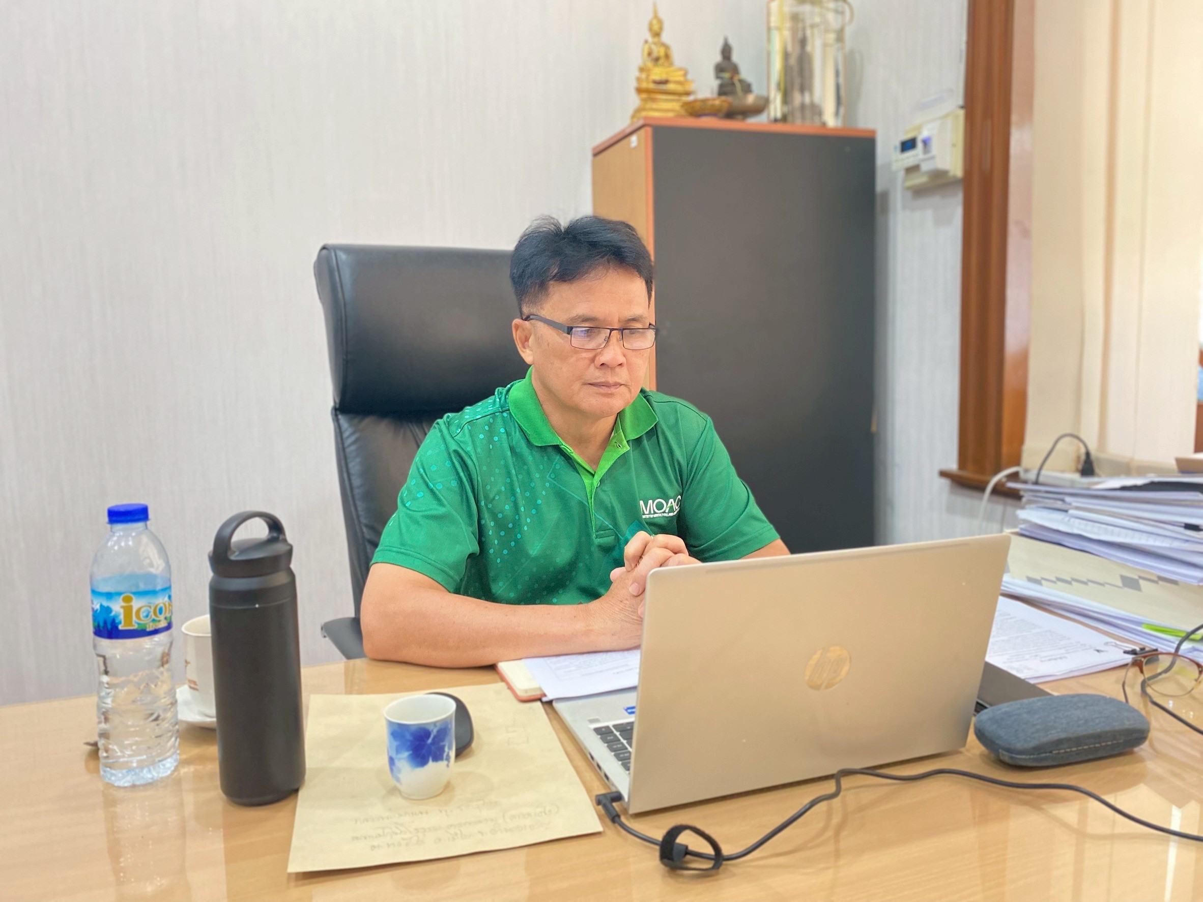 title - ผู้ตรวจราชการกรม ประชุมหารือแนวทางการพัฒนาการติดตามผลการดำเนินงานโครงการตามแผนการตรวจราชการของผู้ตรวจราชการกระทรวงเกษตรและสหกรณ์ เขตตรวจราชการที่ 9 และ 12